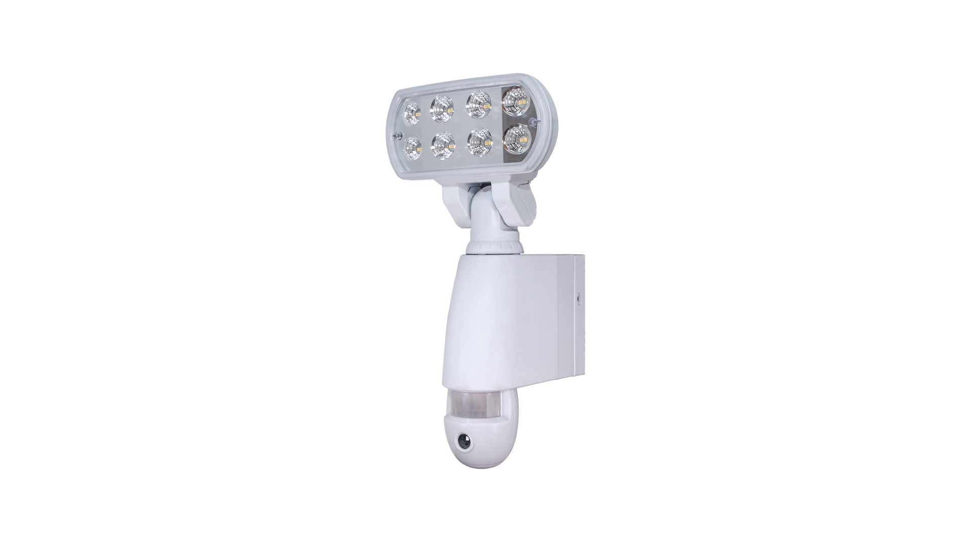 防犯カメラ 家庭用 屋外 人感センサー SDカード録画 LEDライト アラーム 高画質 1920x1080 MMT-SL03 日時設定可能 